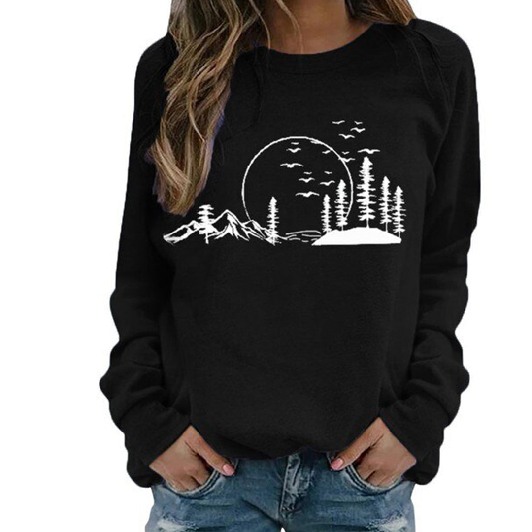 Drune | Sweatshirt - Gemütliches von der Natur inspiriertes Grafik-Sweatshirt