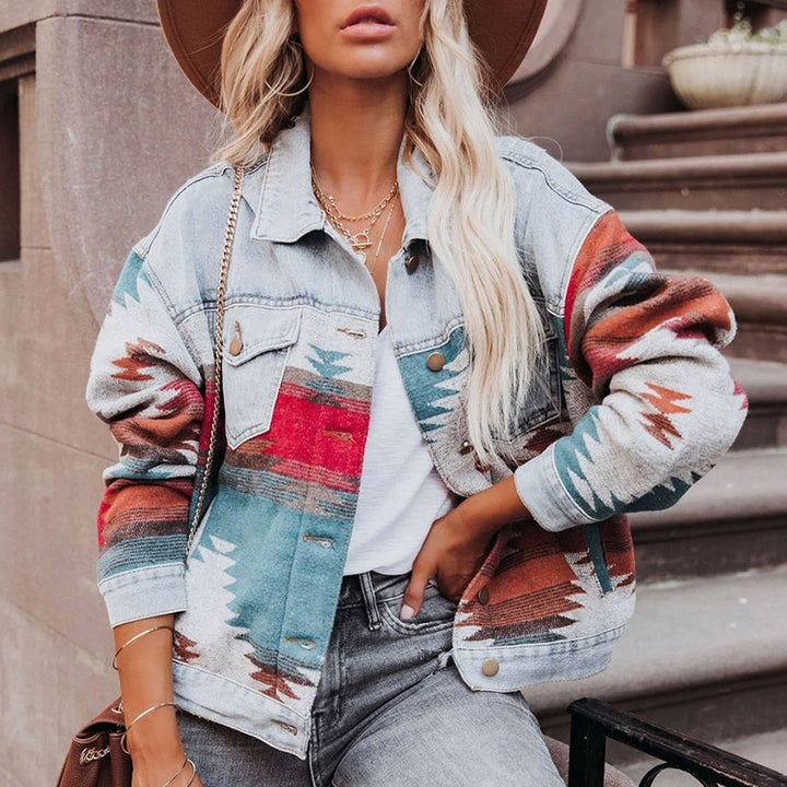 Drune | Retro-Denim-Jacke für Damen