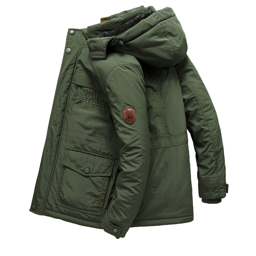 Drune | Warme Winterjacke Für Männer Mit Kapuze