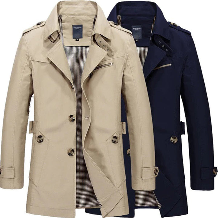 Drune | Klassische Warme Winterjacke Für Männer