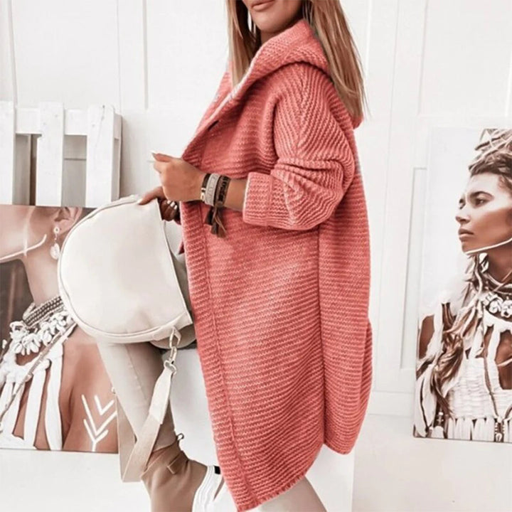 Drune | Strickjacke mit Kapuze Acryl Elegantes und Warmes Design