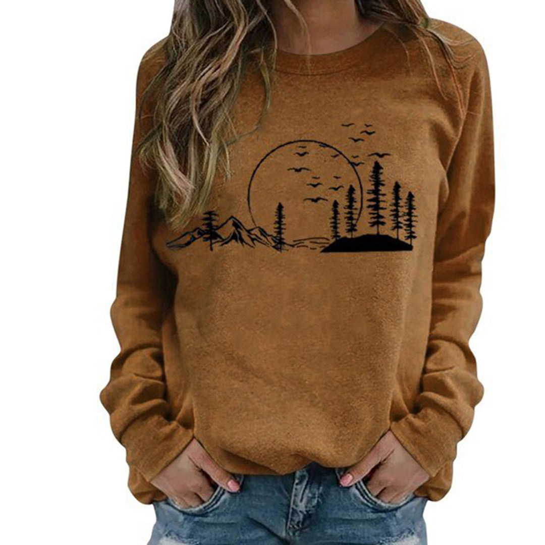 Drune | Sweatshirt - Gemütliches von der Natur inspiriertes Grafik-Sweatshirt