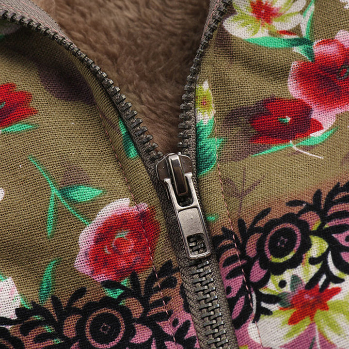 Drune | Blumenpracht Jacke - Elegante Damenjacke mit Blumenmuster