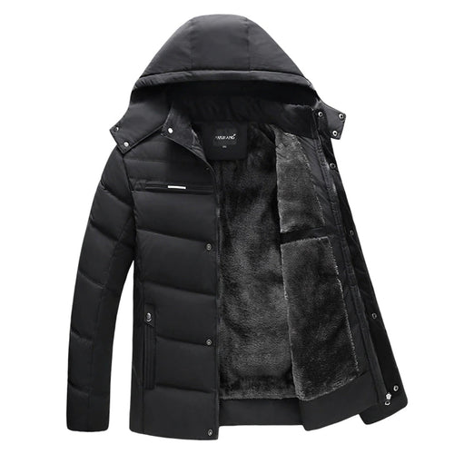Drune | Herren Winterjacke mit Kapuze