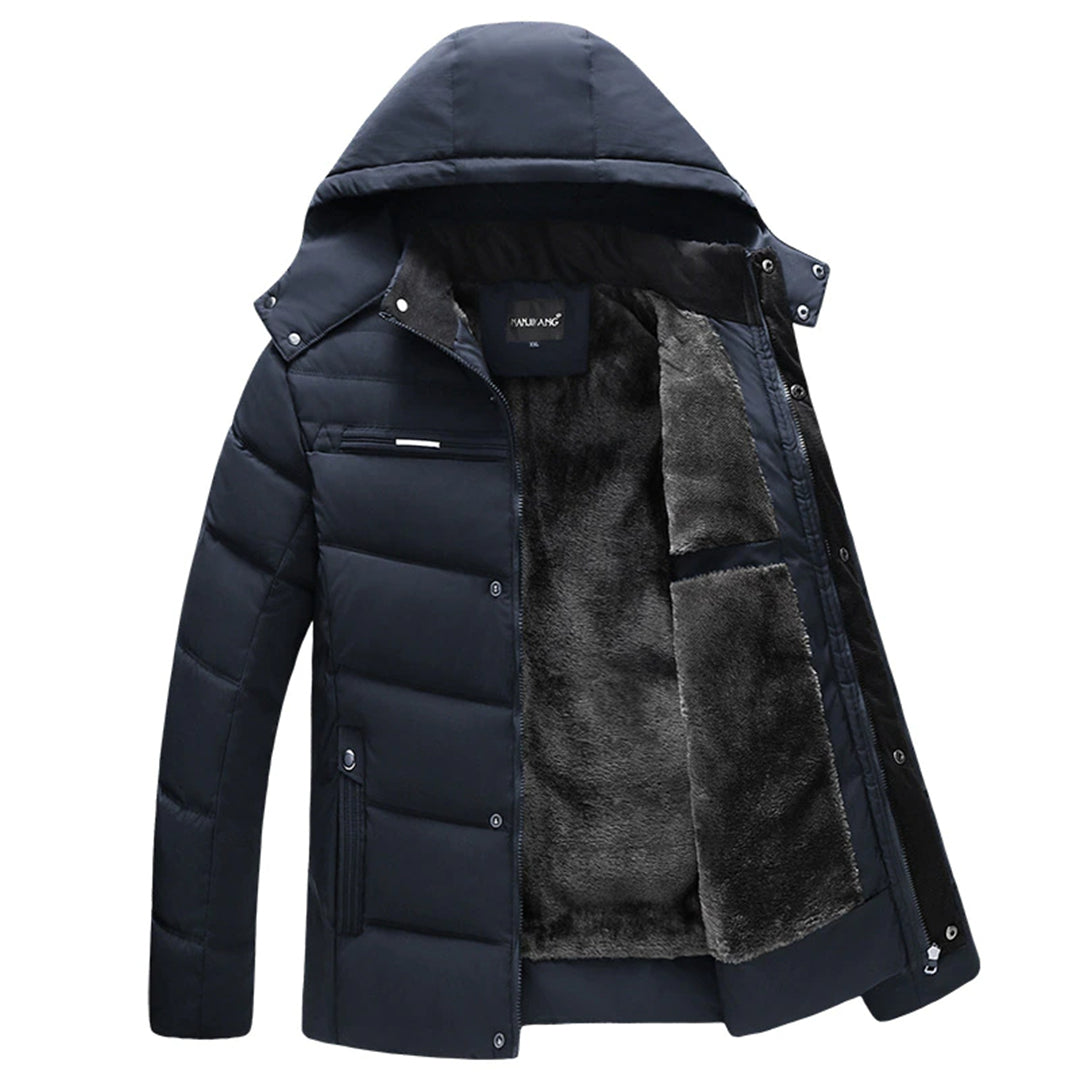 Drune | Herren Winterjacke mit Kapuze