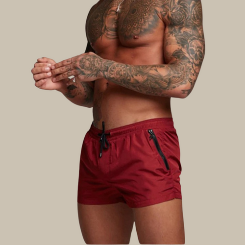 Drune | Badeshorts Schnell trocknende kurze Shorts mit Stretch für Herren