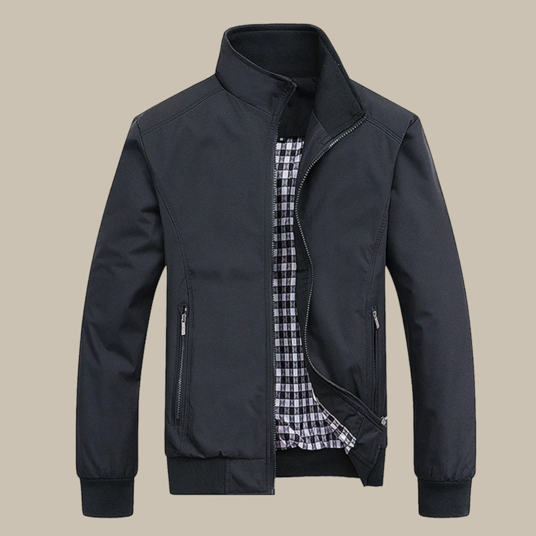 Drune - Stilvolle Casual Herbst Windbreaker mit Kragen für Männer