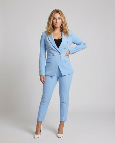 Damen Hosenanzug mit zweireihigem Blazer