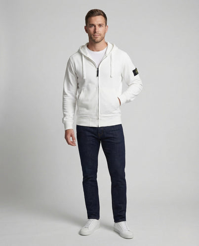 Unisex Kapuzen Sweatjacke mit Reißverschluss