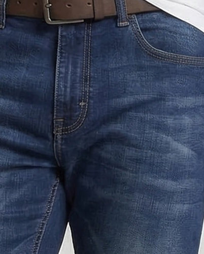 Herren Jeans Five Pocket Washed