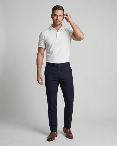 Herren Poloshirt Mercerisiert Slim