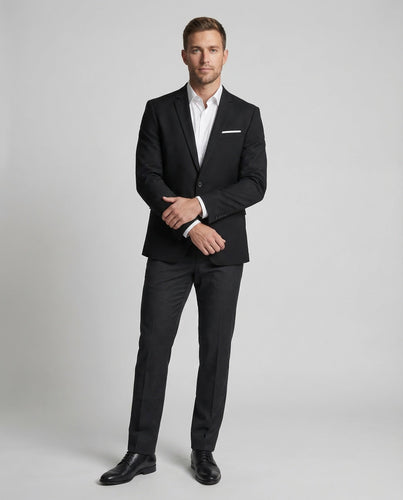 Herren Samt Sakko Revers