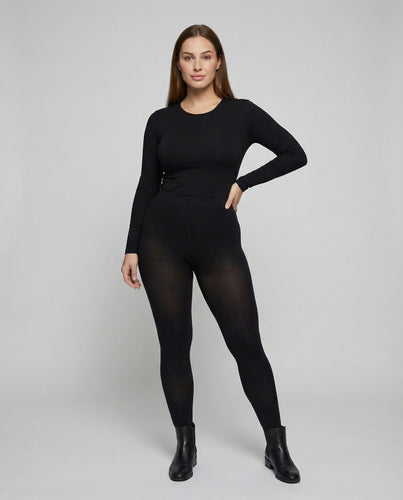 Damen nan hochgeschnittene Thermo-Shaping-Strumpfhose mit extra Stretch und formendem Komfortbund Drune