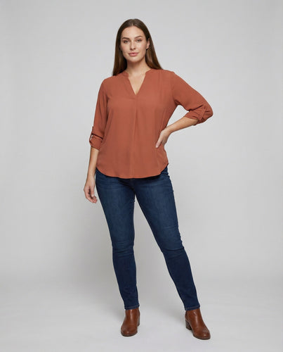 Damen Asymmetrische Chiffon Chiffon Bluse