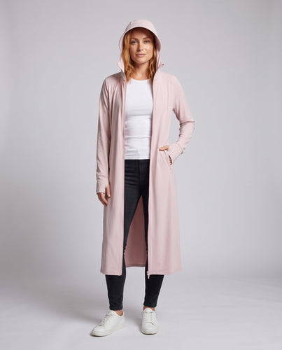 Damen UV-Schutz Kleid mit integrierter Gesichtsmaske Drune