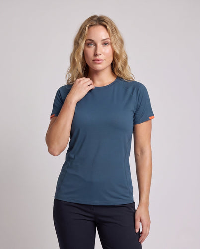 Damen Funktions-Laufshirt mit atmungsaktiven Einsätzen Drune