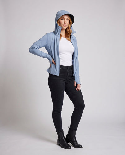 Damen Funktionsjacke mit atmungsaktivem Kapuzendesign und wasserabweisender Beschichtung Drune