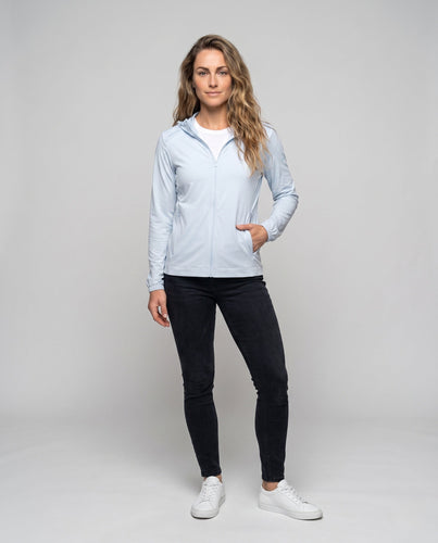 Damen leichte Funktionsjacke mit atmungsaktiven Einsätzen Drune
