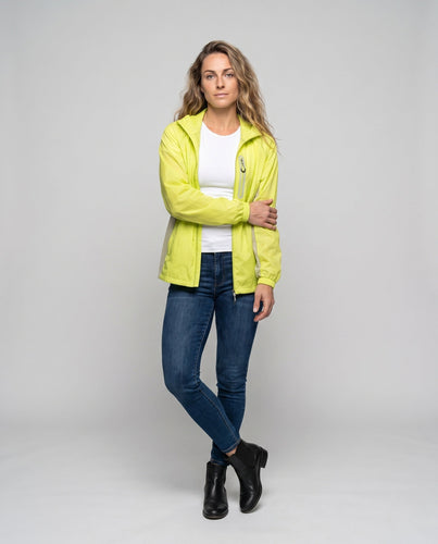 Damen leichte Netzjacke mit innovativem Windschutz Drune