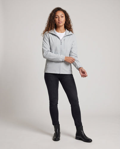Damen leichte Outdoor-Jacke mit praktischem Kapuzendesign Drune