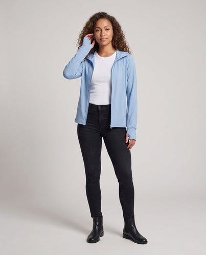 Damen multifunktionale Sportjacke mit leichtem Wetterschutz Drune