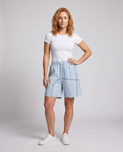Damen Sportliche Shorts mit atmungsaktiven Einsätzen Drune