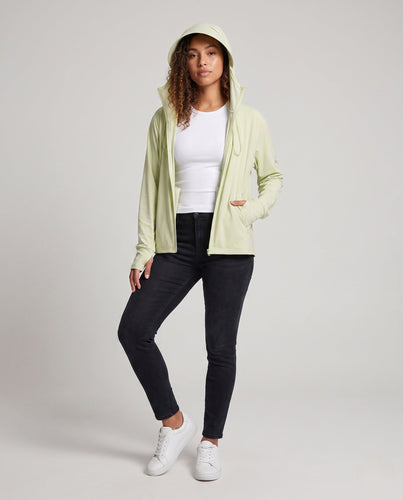 Damen UV-Schutz Outdoorjacke mit Kapuze Drune
