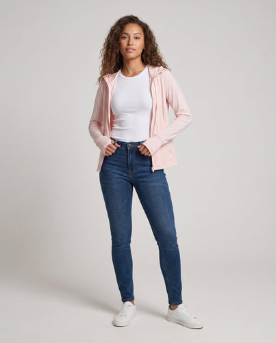 Damen UV-Schutzjacke mit abnehmbarer Kapuze Drune