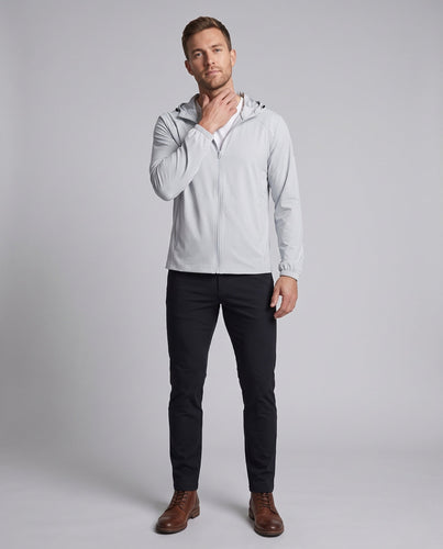 Herren nan leichte wasserabweisende Kapuzenjacke mit UV-Schutz Drune