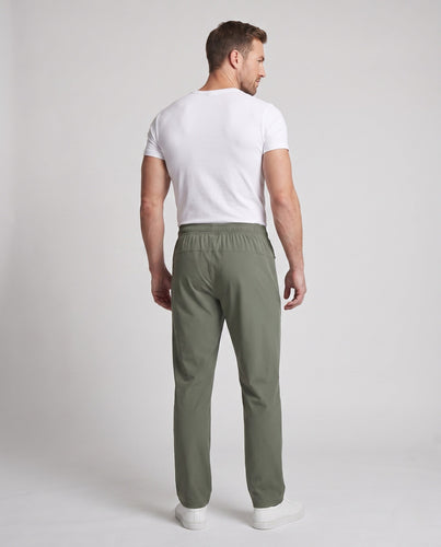 Herren nan sportliche Travel-Joggerhose mit elastischem Kordelbund, wasserabweisenden Reißverschlusstaschen und schnelltrocknender Mikrofaser Drune