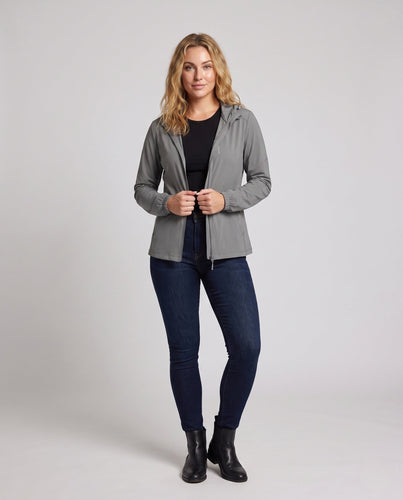 Unisex nan ultraleichte Softshelljacke mit atmungsaktiver Membran und Kapuze Drune