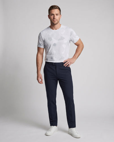 Herren nan atmungsaktives Funktions-T-Shirt mit geometrischem Jacquardmuster Drune