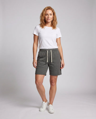 Damen bequeme Relaxed-Fit Shorts mit verstellbarem Bund Drune
