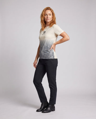 Damen sportliches Performance T-Shirt mit feuchtigkeitsableitendem Material Drune