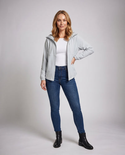 Damen Funktionsjacke mit hohem Kragen und atmungsaktiven Eigenschaften Drune