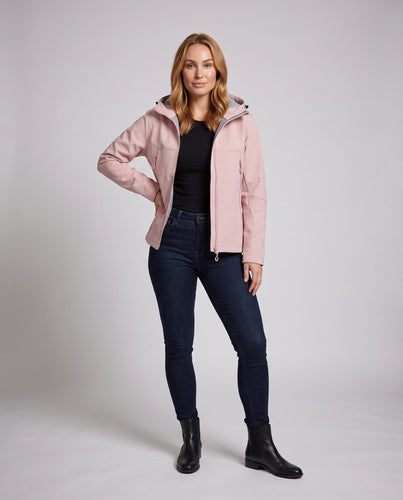 Damen Funktionsjacke mit verstellbarem Kapuzendesign und atmungsaktiven Einsätzen Drune