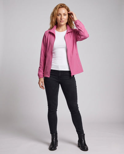 Damen leichte Sportjacke mit funktionalem Reißverschluss und atmungsaktiven Einsätzen Drune