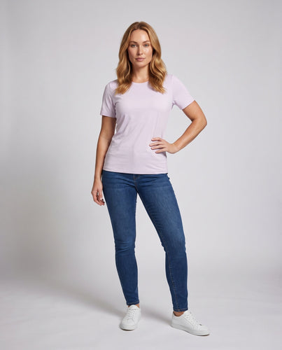 Damen sportliches Rundhals-T-Shirt mit feuchtigkeitsregulierenden Eigenschaften Drune