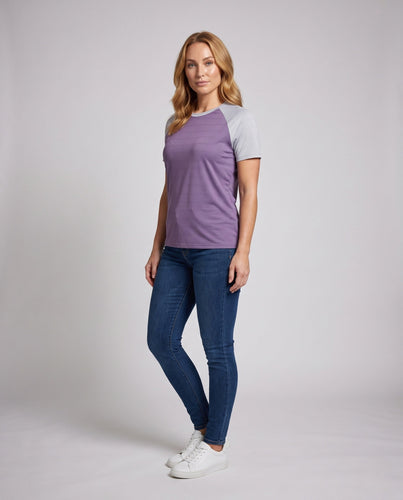 Damen Sportliches T-Shirt mit innovativer atmungsaktiver Struktur Drune