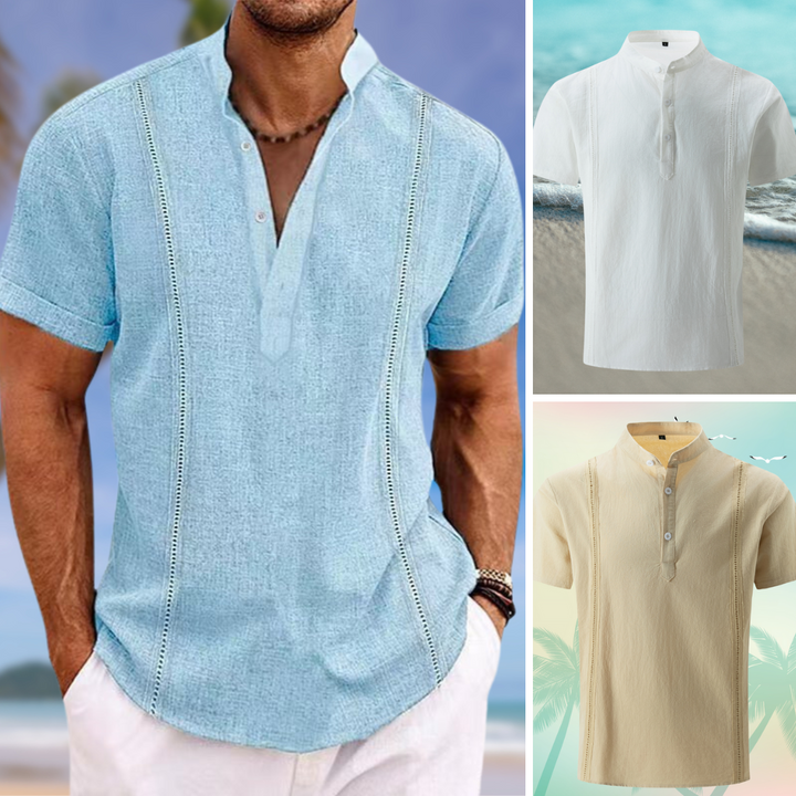 Drune | Donat Sommershirt mit Stickerei