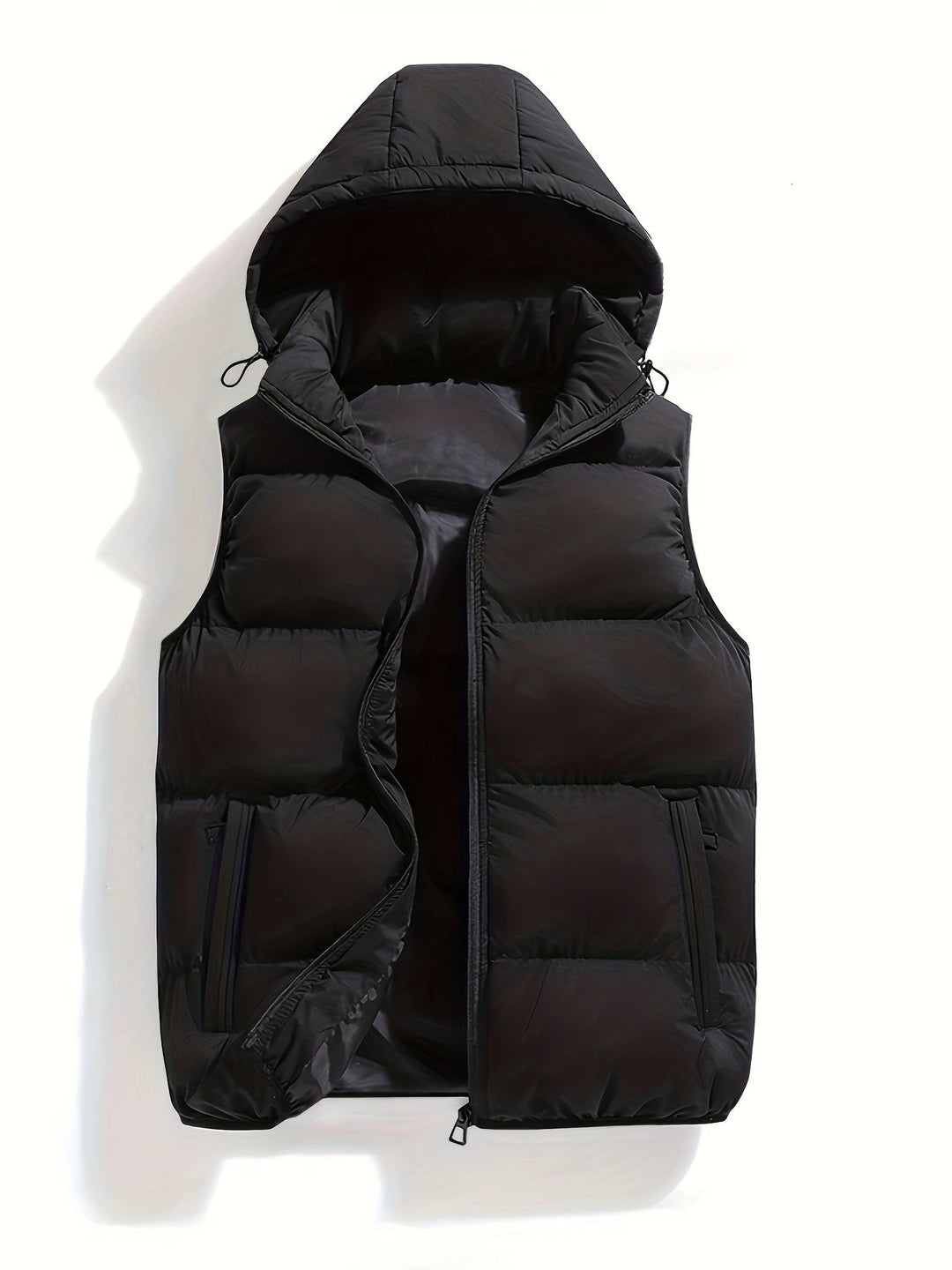 Drune | Puffer-Weste für Herren, mit Kapuze, gepolstert - Winter