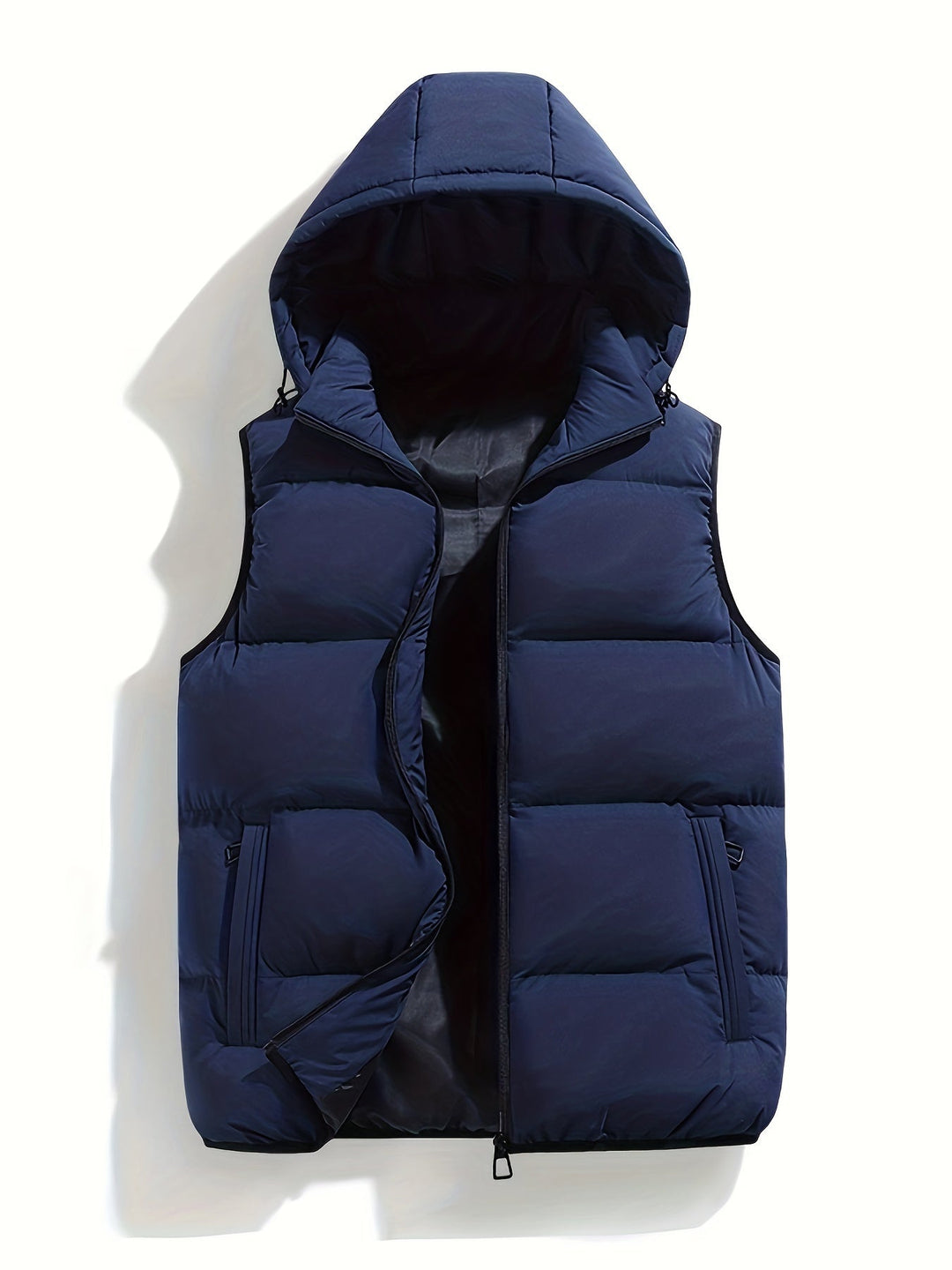 Drune | Puffer-Weste für Herren, mit Kapuze, gepolstert - Winter