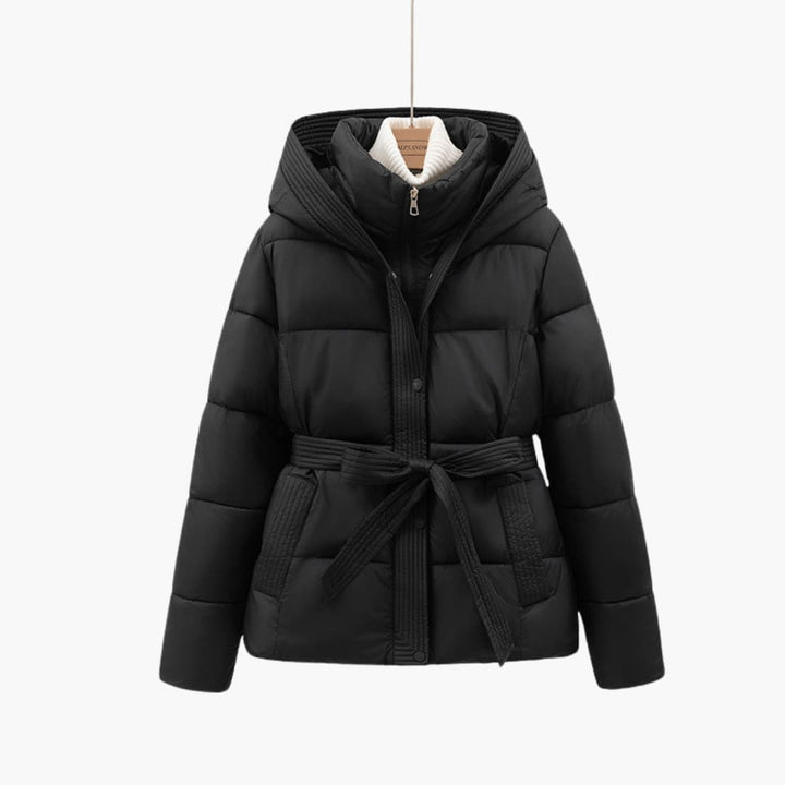 Drune | Kapuze Gürtel Daunenjacke Winterjacken und Mäntel für Damen