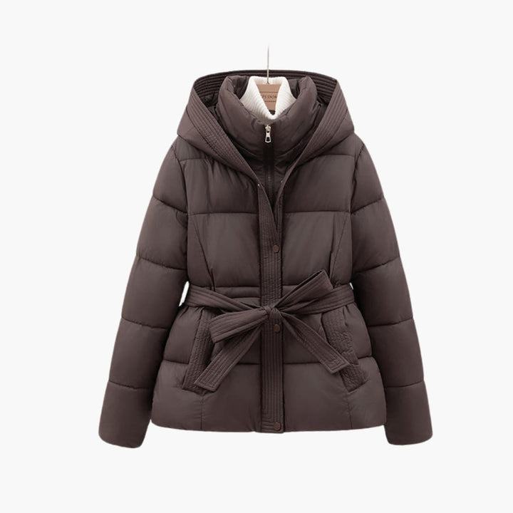 Drune | Kapuze Gürtel Daunenjacke Winterjacken und Mäntel für Damen