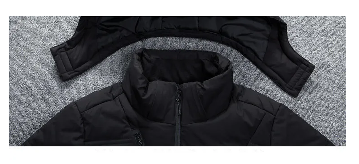 Drune | Kapuzenjacke Ski Schneejacke Herren Winterjacke