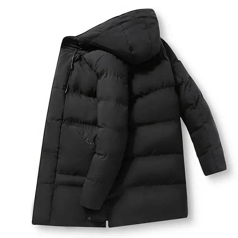 Drune | Gepolstert Kapuze Daunenjackejacke für Herren