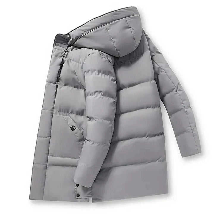 Drune | Gepolstert Kapuze Daunenjackejacke für Herren