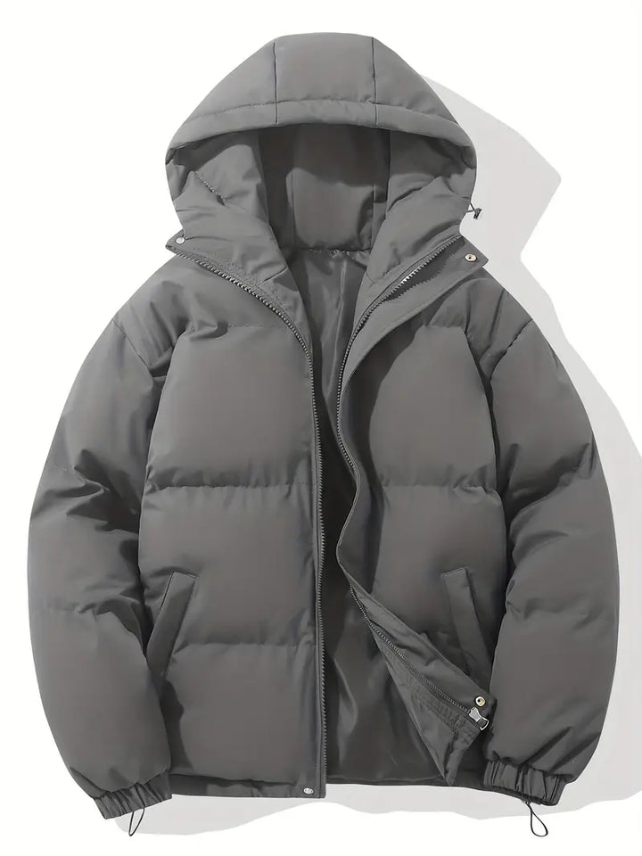 Drune | Kapuze Kurz Daunenjacke Winterjacke für Damen