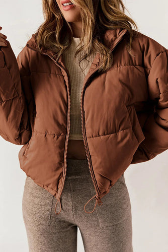Drune | Warm Kurz Wattierte Jacke Winterjacke für Damen
