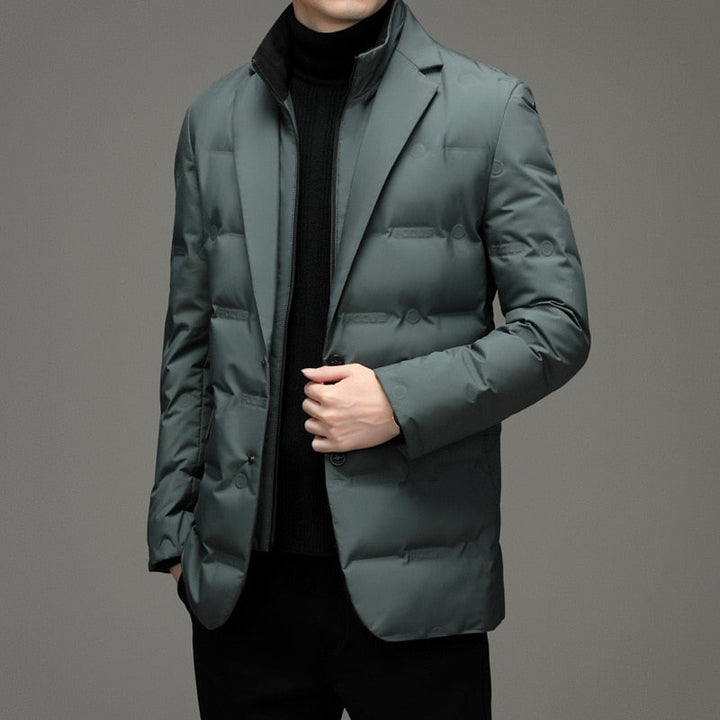 Drune | Reißverschluss Slim Fit Daunenjacke